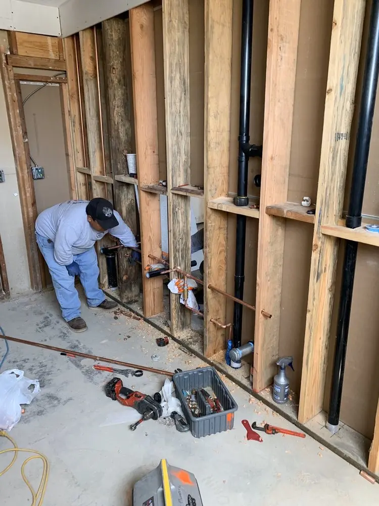 Commercial rough-in plumbing for Gas Line Repair in Brookfield